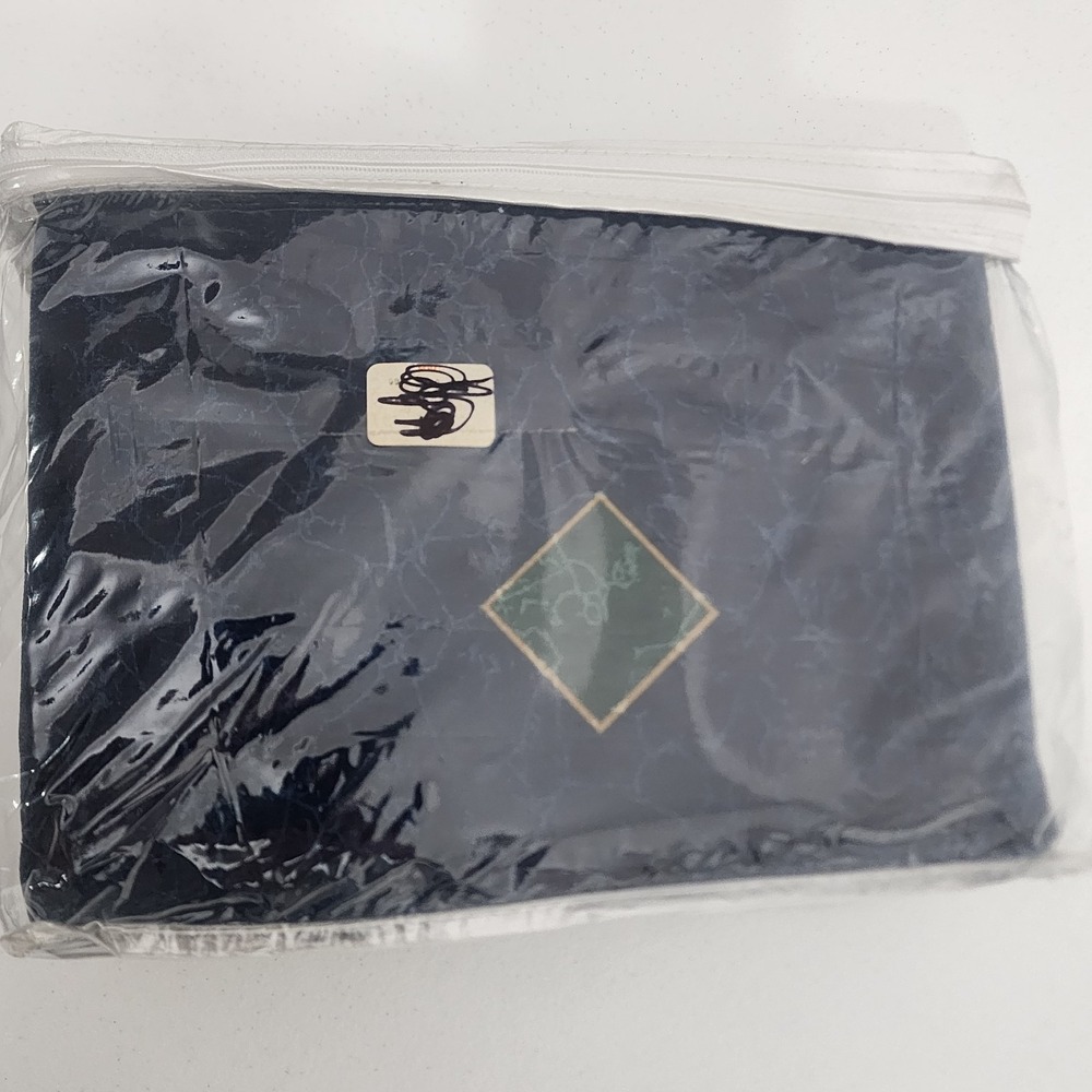 Vintage Springmaid Almalfi Navy Curtain Set New Old Stock - Picture 6 of 7